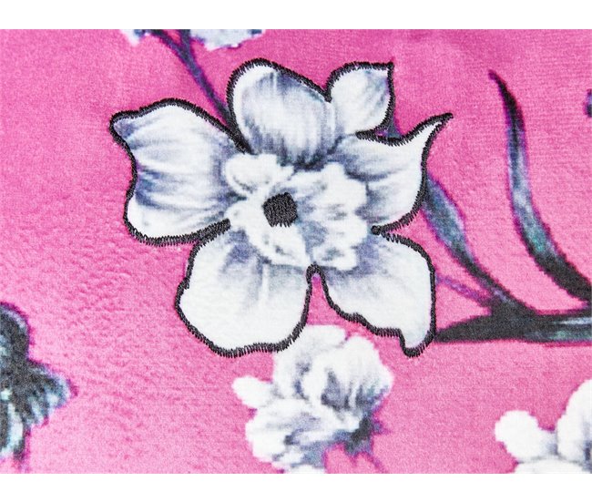 Beliani Cojín decorativo KOELERIA Fucsia