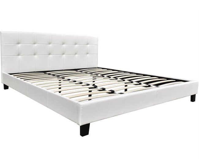 Cama "Julia" 214x187 Blanco