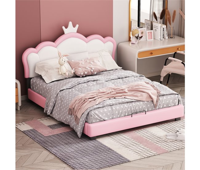 Marco de la cama 200x140 Rosa