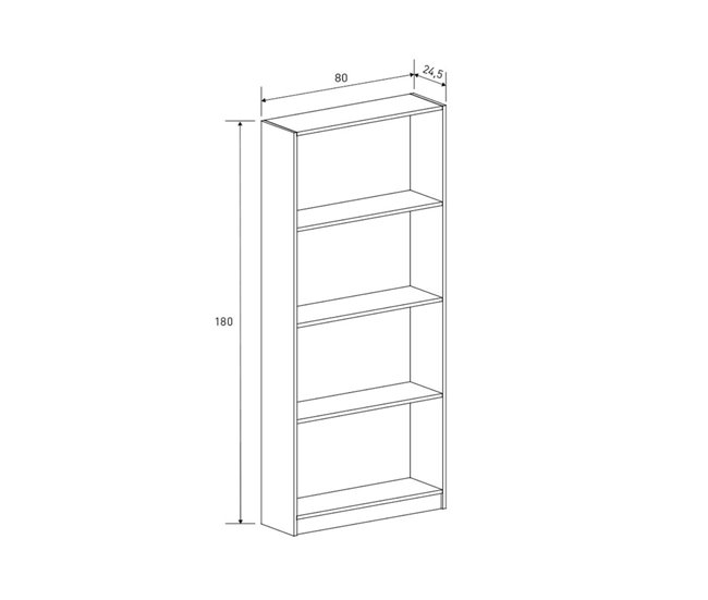 Estantería New Aura  compartimentos 80 Beige