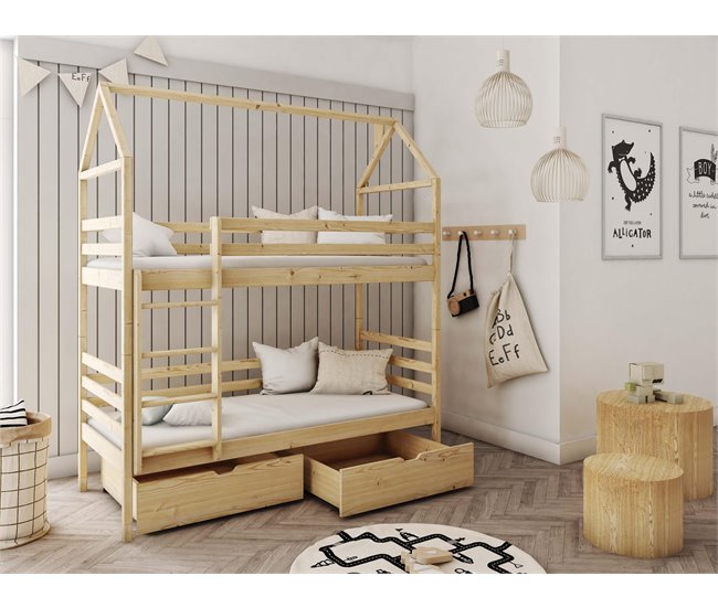 CAMA INFANTIL ALEX 98x198 Beige