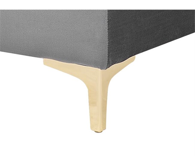 Beliani Reposapiés ABERDEEN Azul/ Verde