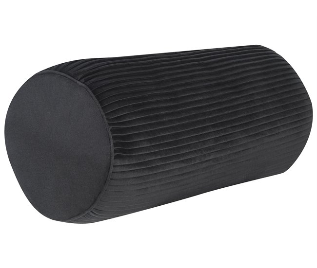 Beliani Cojín decorativo JONQUIL Negro