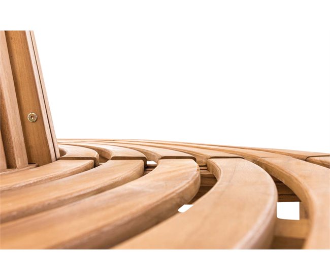 Banco de jardín - Leming - Madera 200x100 Marron