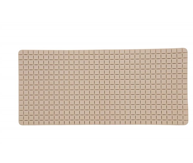 Alfombra De Baño Quadro Premium 76x36 Beige