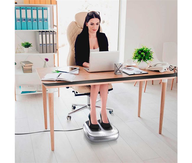 Ejercitador de Piernas Eléctrico Trainer Gridinlux Plateado