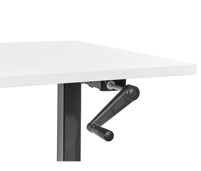 Beliani Escritorio ajustable DESTIN III 160x72 Blanco