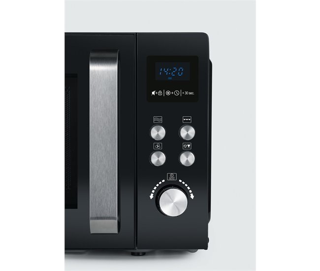 Microondas con Grill y Convección de 25 L SEVERIN, MW 7752, 900 W Negro