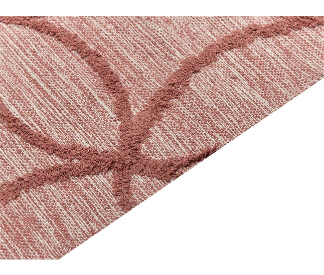 Beliani Alfombra de pelo corto KIRSEHIR 140x200 Rojo