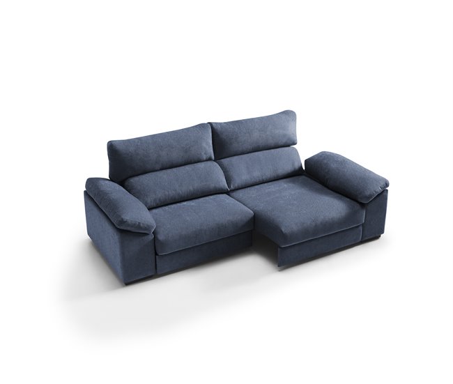 Sofá 4 plazas XXL HIBA Azul