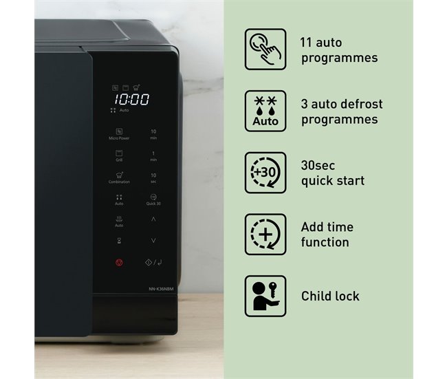 Microondas NNK36NBMEPG Negro