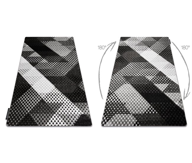 Alfombra INTERO BALANCE 3D Puntos 240x330 Gris