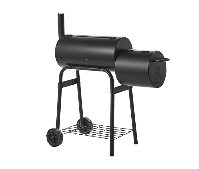 Beliani Barbacoa de carbón SATAH Negro