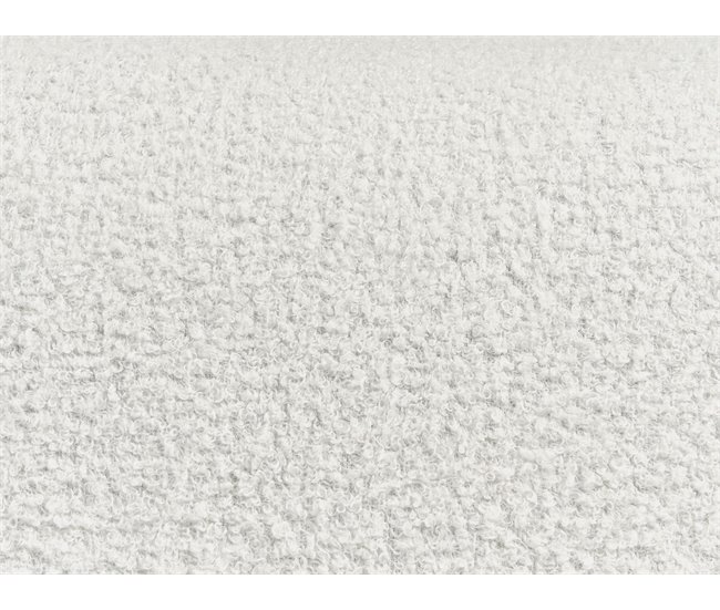 Beliani Sofá de 2 plazas Bouclé OSBY Blanco