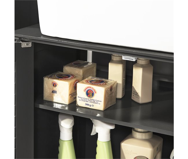Armario para el Debajo del Lavado 2 Puertas FRG237-W SoBuy 60 Blanco