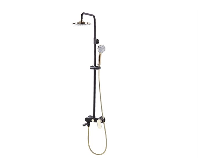 Columna de ducha GURARA 23x36 Negro/ Crema