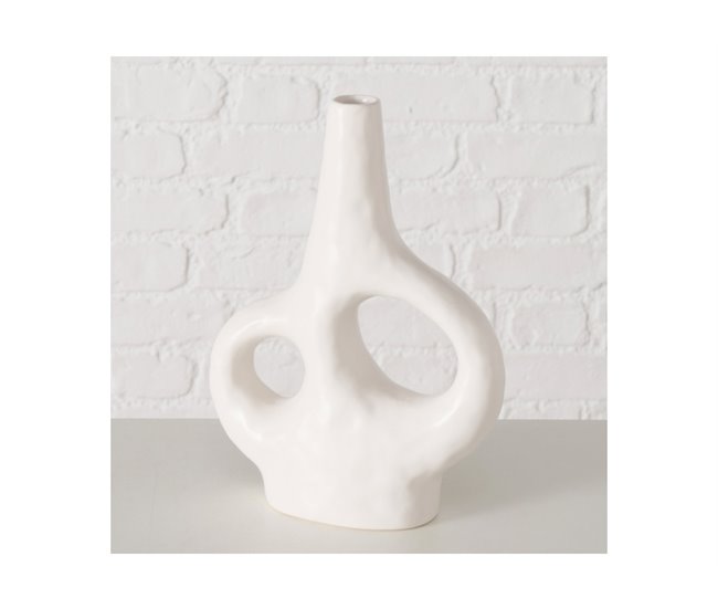 Jarrón decorativo TELONY marca BOLTZE Blanco