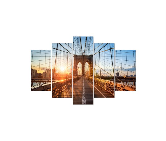 Canvas 5 piezas GOLDEN GATE marca CONFORAMA Multicolor