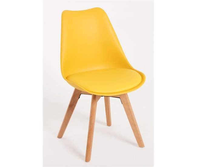 Pack 4 Sillas Synk Basic Amarillo