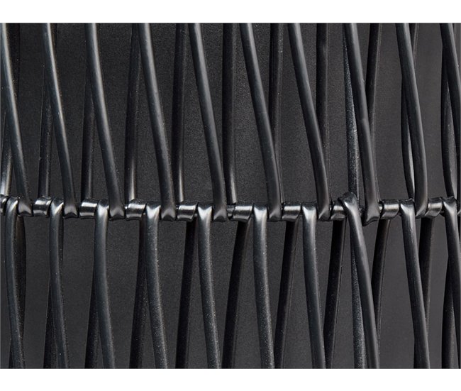 Beliani Conjunto de 2 macetas BRODIEA Negro