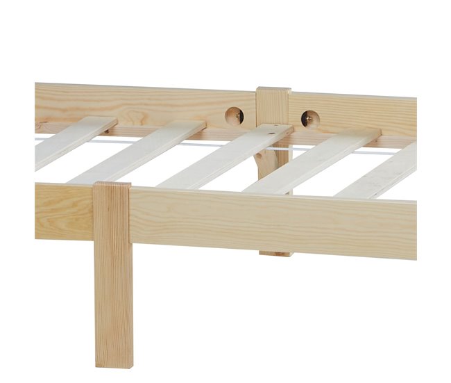 Cama individual persona 96x206 Marron