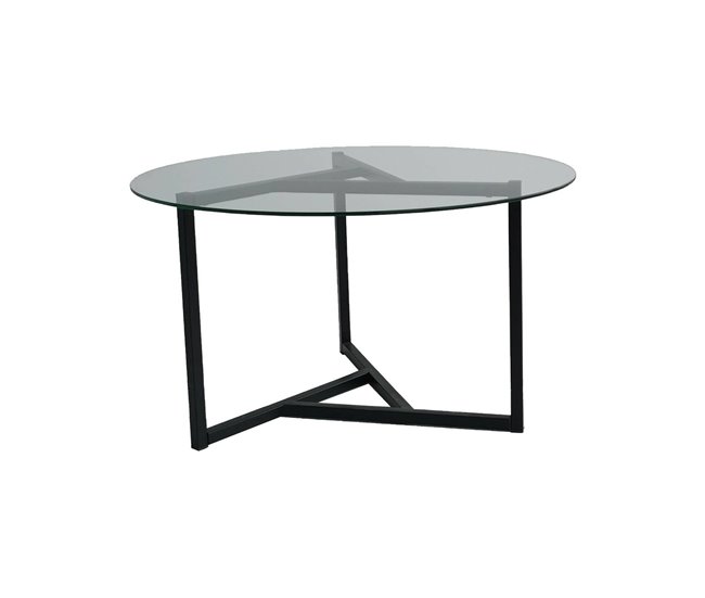 Mesa de centro metálica 75x75 Negro