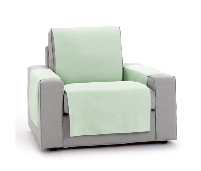 Protector Cubre Sofá Sillón Liso Royale 1 Plaza Verde