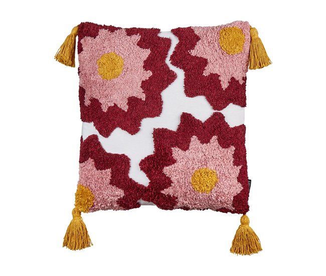 Beliani Cojín decorativo LORALAI Multicolor