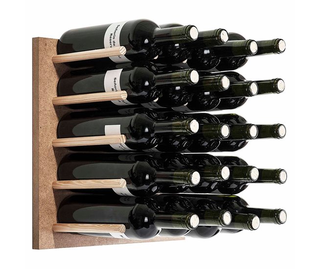 Botellero para pared Natural