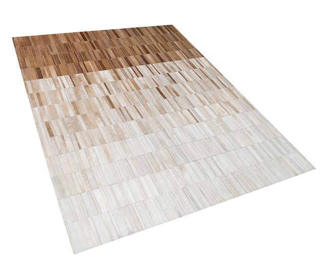 Beliani Alfombra de pelo corto YAGDA 140x200 Beige