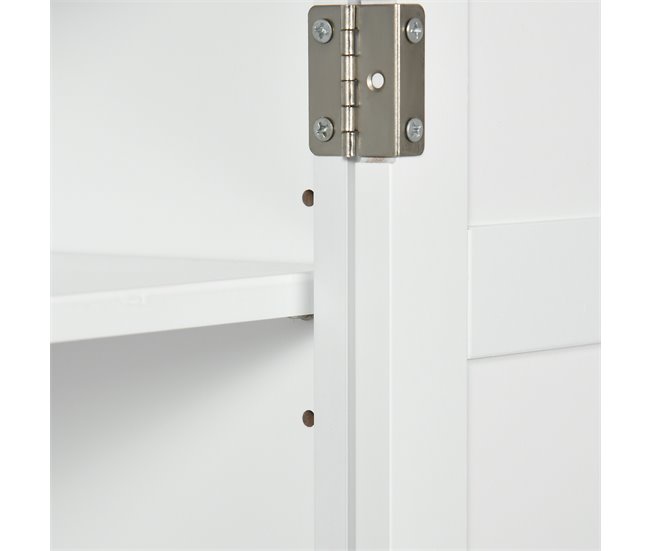 Armario de Pared MDF kleankin, hogar - baño Blanco