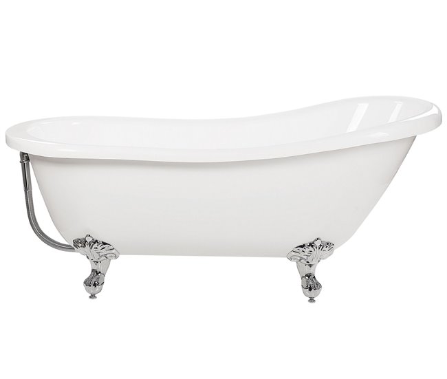 Beliani Bañera independiente CAYMAN 77x153 Azul