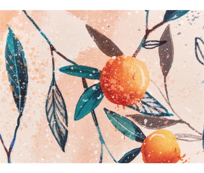 Beliani Cojín decorativo PIALPETTA 40x60 Naranja