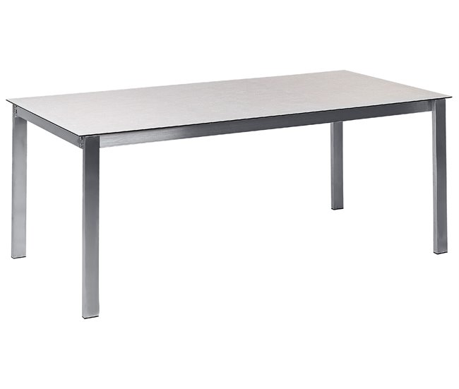 Beliani Conjunto de comedor COSOLETO Blanco
