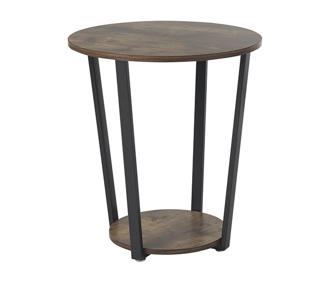 Beliani Mesa de centro ORICK 50x50 Marron