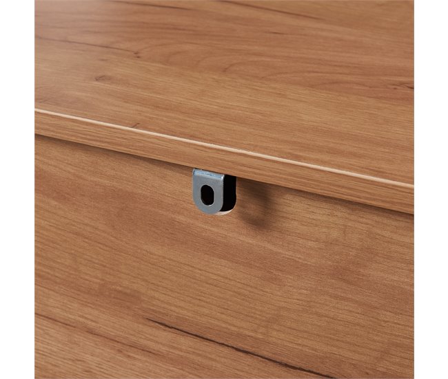 Aparador Varkaus con 4 cajones MDF 70 Natural/ Blanco