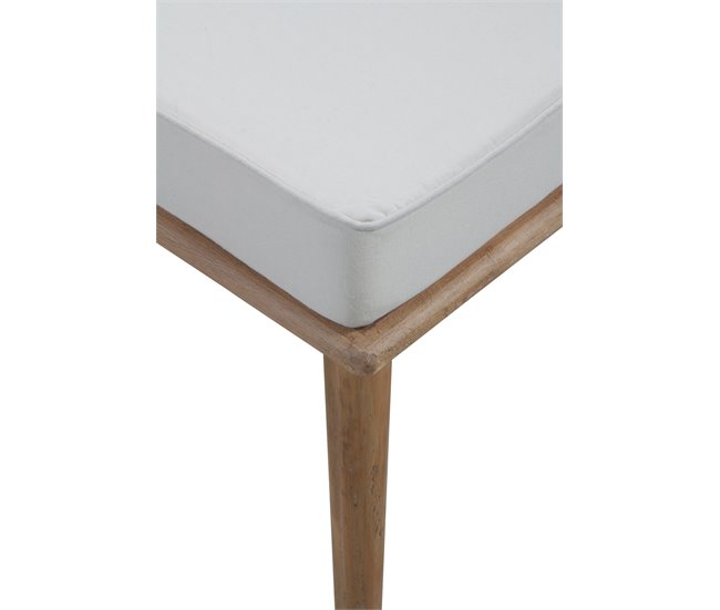 Banco De Madera De Mango Natural Con Patas Y 2 Sillas Natural