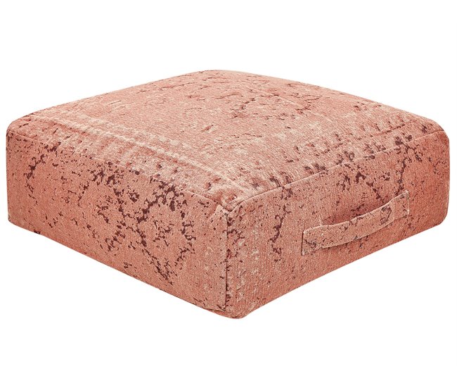 Beliani Cojín de suelo SHASA Rojo