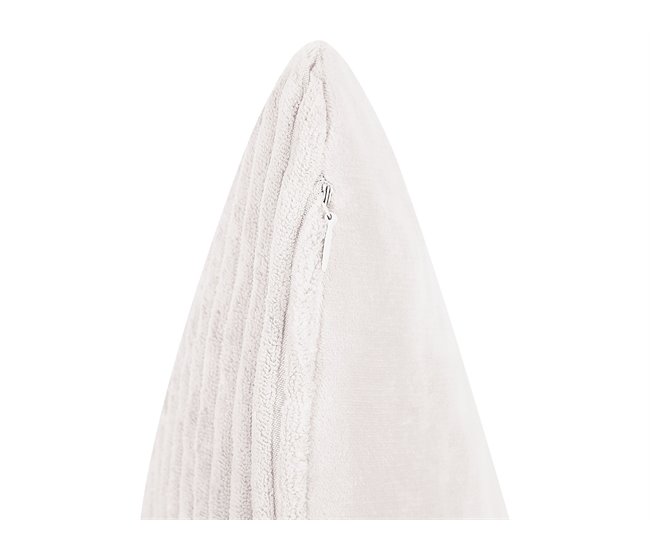 Beliani Cojín decorativo MILLET 50x30 Blanco/ Beige