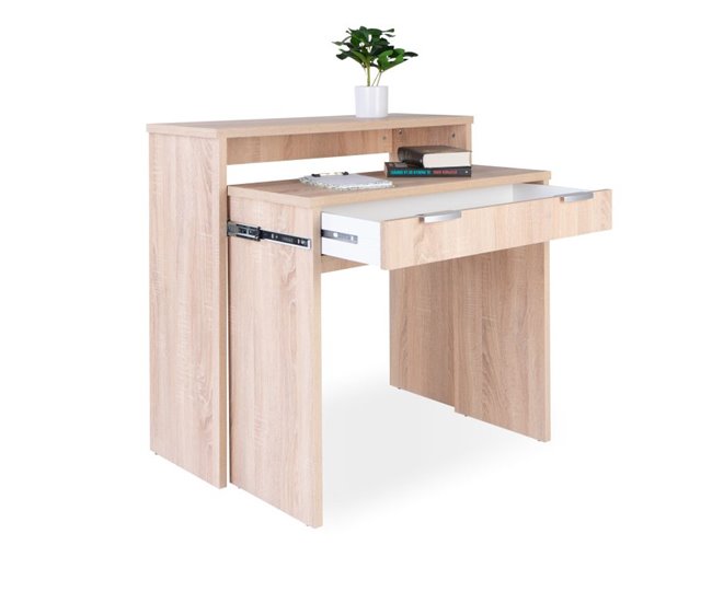 Mesa de escritorio consola Aput 90x110 Madera
