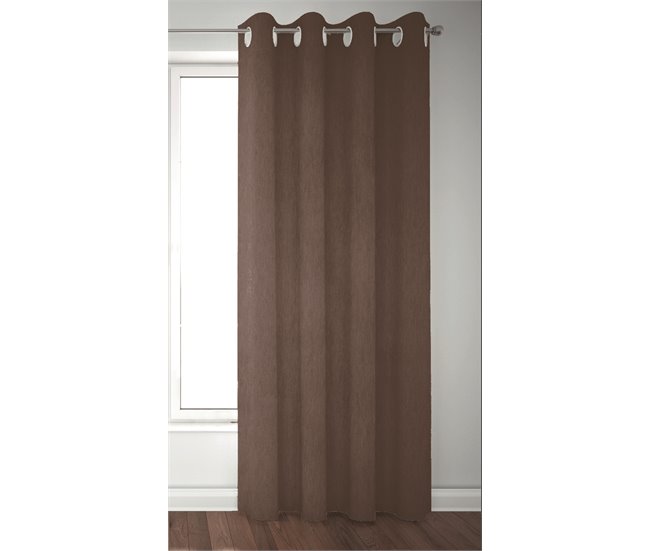Visillo DENZEL 140x280 cm Gris