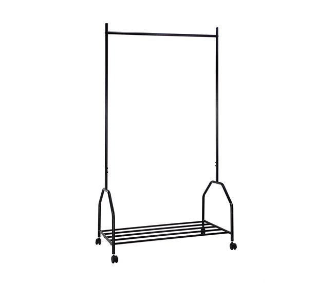 Burro para ropa SPACE metal 158x85x45cm Negro