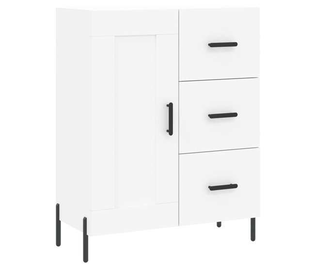 Aparador de madera de ingeniería 69 Blanco