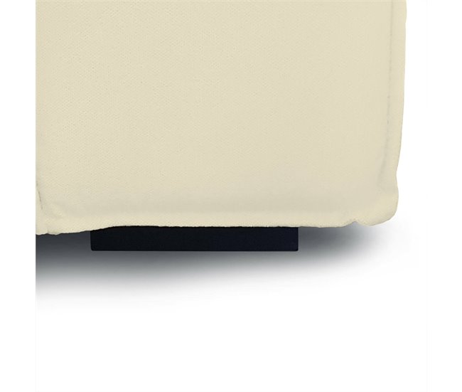 Sofá fijo con península en madera Dmaiol Beige