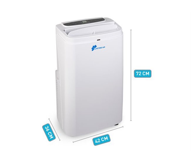 Aire acondicionado portátil LIFETIME 3.000 frigorías Blanco