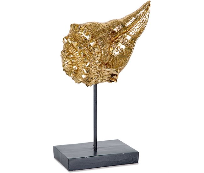 Conforama Caracola Presume De Casa Pearl14.5*24*7.5doradoresina