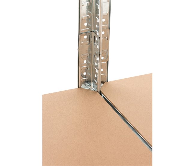 Set De 2 Estanterías Galvanizadas G 90 Plateado