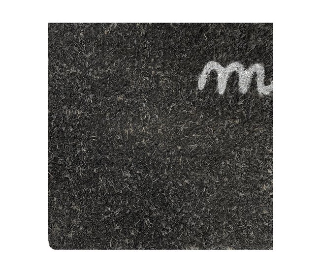 Acomoda Textil – Felpudo de Coco Natural Ecológico Animado. Negro