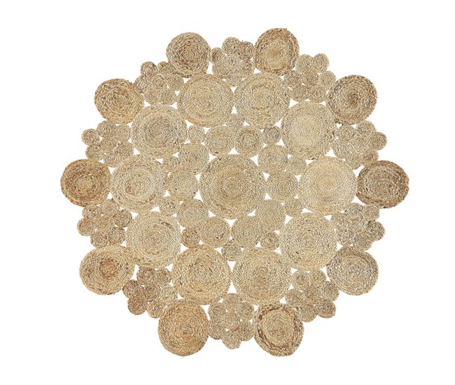 Beliani Alfombra de pelo corto GERDEK Beige