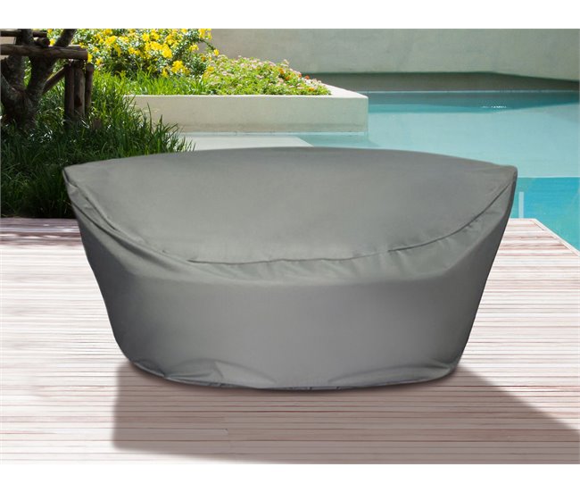 Beliani Cubierta para muebles CHUVA Gris
